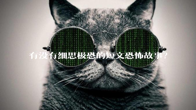 有没有细思极恐的短文恐怖故事？